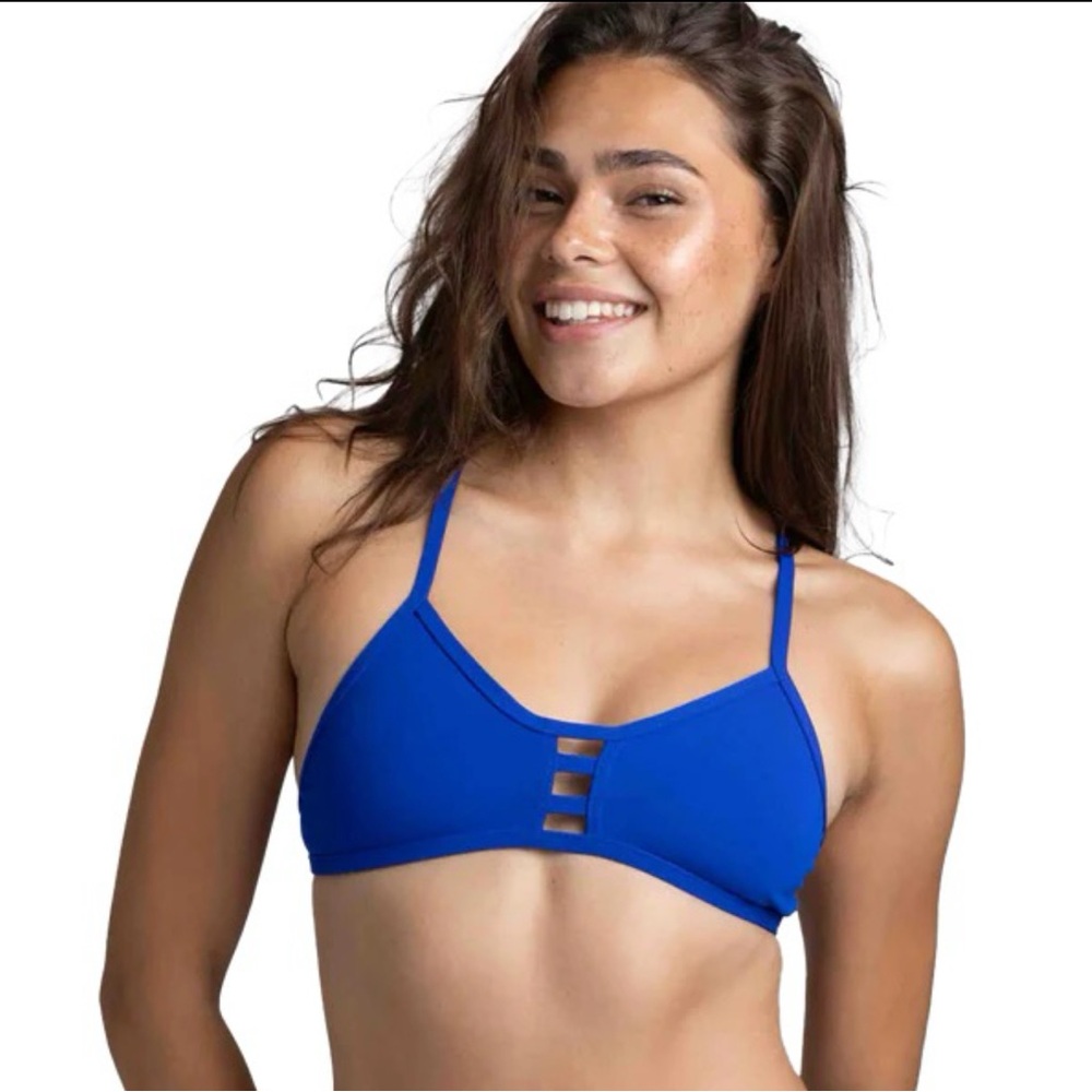 Jolyn Tomcat Blue Bikini Top